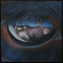 Augenblick eines Alpakas; Acryl auf Leinwand;
30 x 30 cm